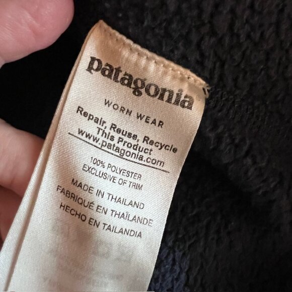 Patagonia Better Sweater Quarter Zip Fleece Pullover Blue Size Medium - Picture 6 of 7
